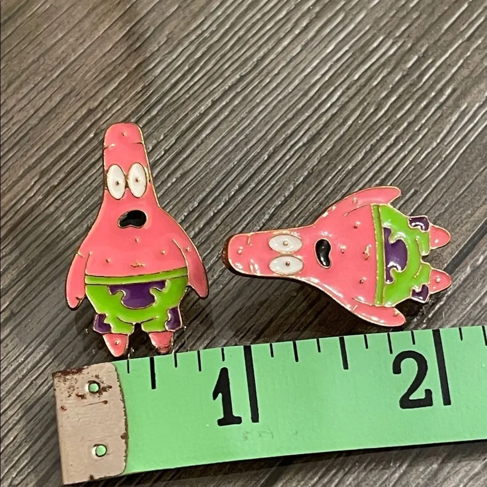 SpongeBob and Patrick Enamel Pins Set